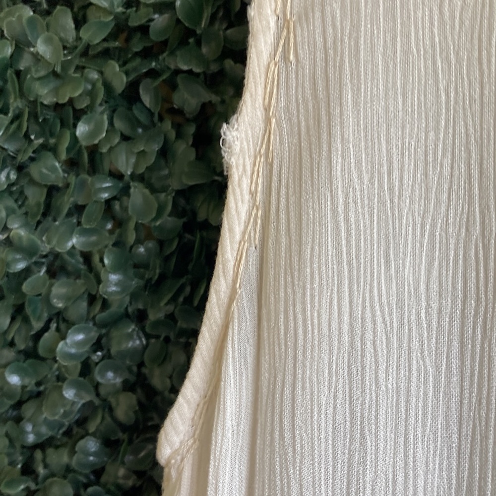 90s/ vtg Anthropologie tiered prairie babydoll dress - Picture 11 of 16